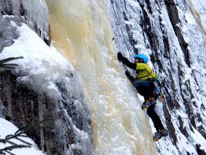 I letos v Labském dole vznikl velký ledopád. Láká lezce z celé České republiky