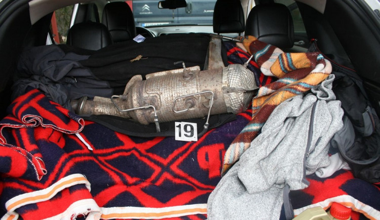 Vymontované filtry pevných částic