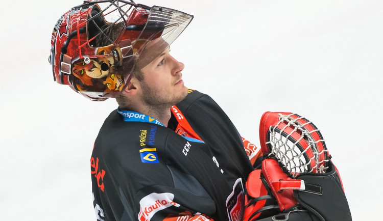 Hokejový brankář Marek Mazanec