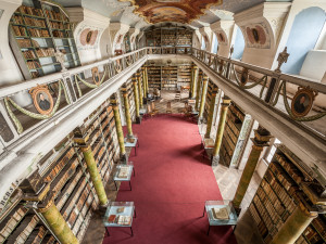 Broumovský klášter chystá na neděli online prohlídku unikátní knihovny