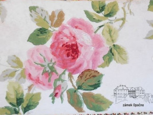 Na zámku v Opočně našli poklad, vzácné tapety z 19. století