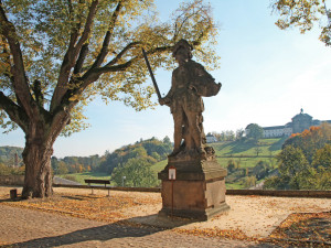 Zavřený Kuks lidi neodradil. Ve velkém navštěvovali jeho venkovní areál