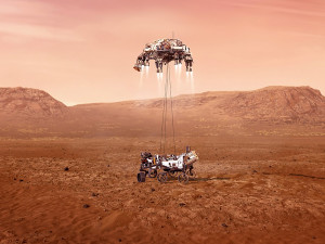 Rover NASA úspěšně přistál na Marsu. Sám si vybral nejbezpečnější místo dosednutí