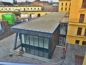 Stavební práce v Gayerových kasárnách skončí v květnu. Kompletně hotovo bude do konce roku