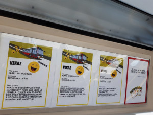 Do hradeckých ulic dnes vyrážejí MHD s láskyplnými vzkazy