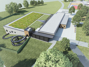 Vrchlabí začalo stavět krytý bazén. Kompletně hotovo bude na konci příštího roku