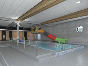 Vrchlabí začalo stavět krytý bazén. Kompletně hotovo bude na konci příštího roku