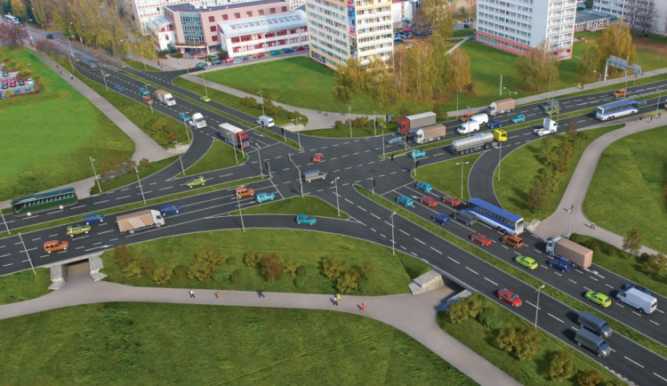 Hradecká křižovatka Mileta se má začít stavět příští rok. Jak bude vypadat?