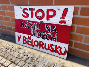 Hradec Králové opět demonstroval. Oproti poslední akci byla účast viditelně slabší
