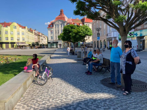 Hradec Králové opět demonstroval. Oproti poslední akci byla účast viditelně slabší