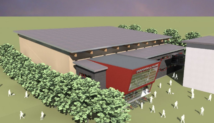 V Dobrušce vzniká nová sportovní hala za sto milionů, místní sportovci už nebudou muset cestovat desítky kilometrů daleko