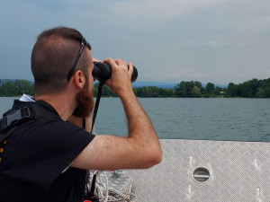 Policisté zahájili hlídky na Rozkoši, jeden z jezdců na vodním skútru už dostal pokutu