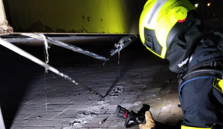 U kolonády v Janských Lázních v noci hořelo, příčinou byla technická závada