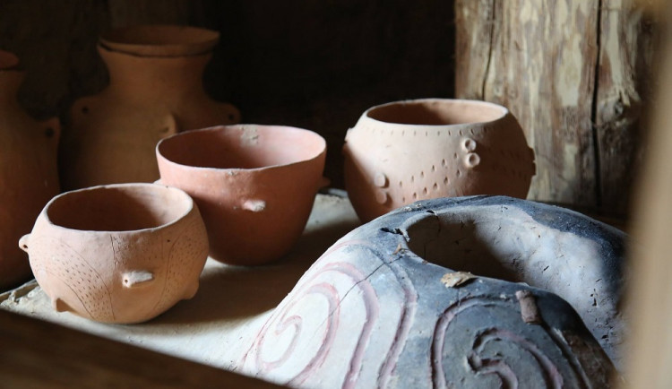 interiér neolitického domu