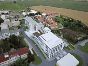 Nový pavilon rychnovské nemocnice začne růst v příštím roce. Klapla dotace od státu