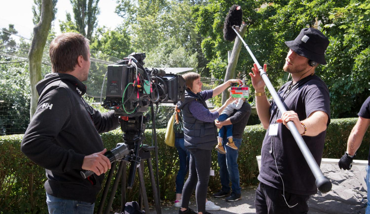 Ve Dvoře Králové se natáčí seriál. Ode dneška můžete filmaře potkat v zoologické zahradě