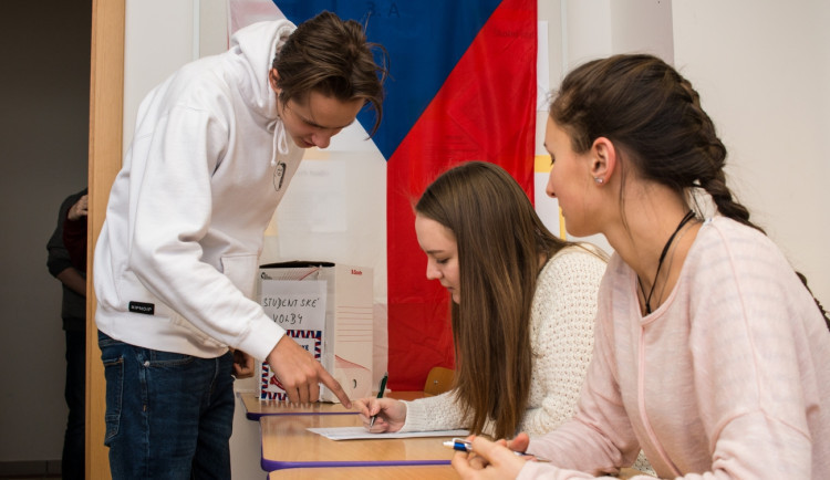 Piráti a Starostové zvítězili ve Studentských volbách těsně před koalicí Spolu, hnutí ANO zažilo porážk