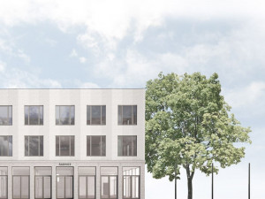 Stavba nové radnice v Lázních Bělohrad je v půlce. Náměstí je skoro hotové