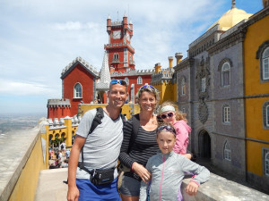 Petr Hruša s manželkou Dášou a dcerami Lucinkou a Kačenkou