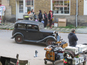 Josefov zaplavily hákové kříže. Natáčí se tu historický film Martha