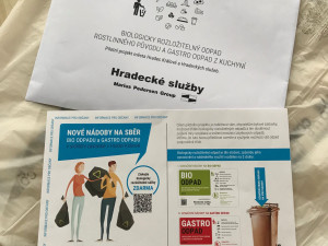 V Hradci se na zkoušku začíná třídit gastroodpad. Patří sem zbytky jídel nebo prošlé potraviny