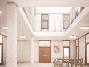 Město Lázně Bělohrad chce náměstí otevřít už v únoru. Nový úřad začne fungovat v létě