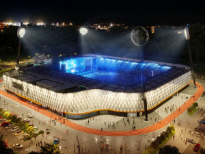 Na novém fotbalovém stadionu v Hradci Králové by mohla hrát i reprezentace