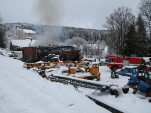 V Neratově v Orlických horách zničil požár stodolu. Škoda se vyšplhala dva miliony korun