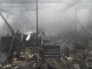 V Neratově v Orlických horách zničil požár stodolu. Škoda se vyšplhala dva miliony korun