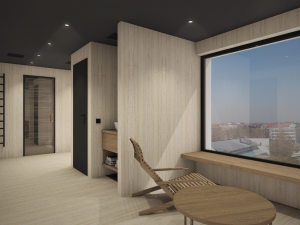 Nový hotel u Aldisu v Hradci Králové přivítá první hosty už letos v dubnu