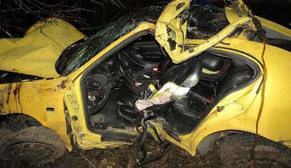 Při nehodě zemřel dvacetiletý řidič. Na rovném úseku u Chlumce nad Cidlinou vyletěl ze silnice