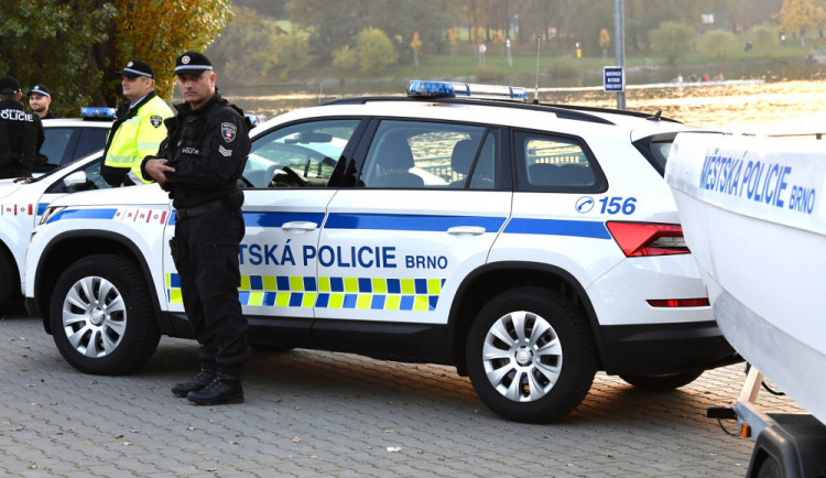 Spadla a zlomila si nohu. K důchodkyni v Brně lezli strážníci po žebříku