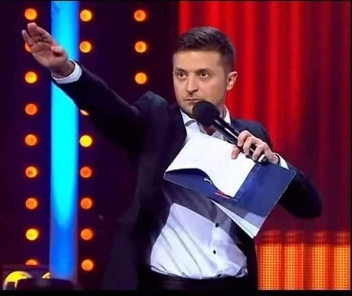 Hajlující Zelenskyj se šíří řetězovými maily. Jde o fake