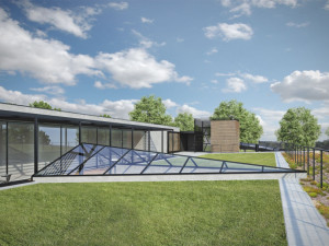 Stavba bazénu ve Vrchlabí je za polovinou. Měl by otevřít na konci roku