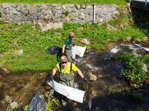 Krkonoše jsou opět o něco čistější. Správci parku nasbírali pět tun odpadků