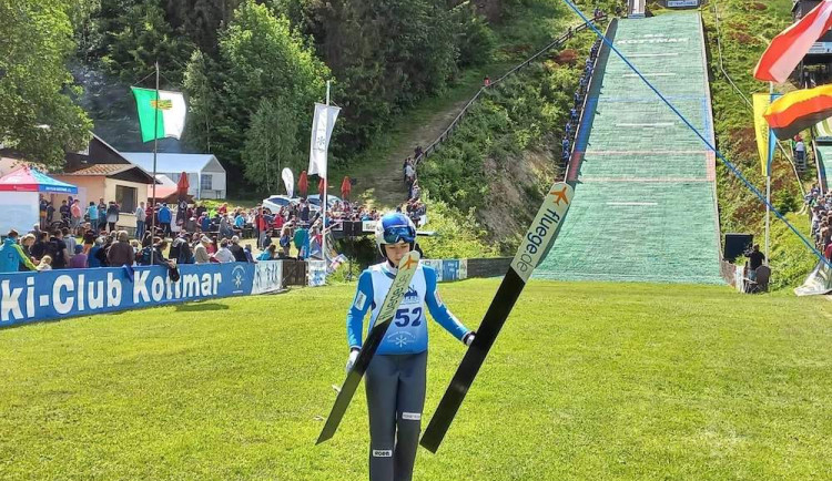 Liberecká skokanka na lyžích Natálie Nejedlová přivezla z prestižního závodu v Německu bronz