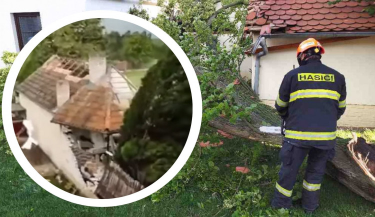 Podle meteorologů se jižní Moravou prohnalo malé tornádo