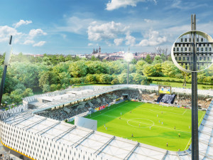 Zastupitelstvo souhlasilo s novou cenou fotbalového stadionu. Stavba se prodraží o 59 milionů