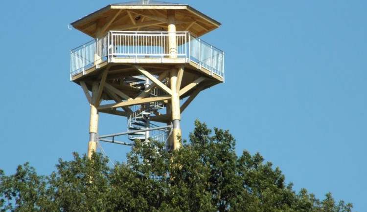 Vysoká nad Labem začala s opravou rozhledny zničené strakapoudem