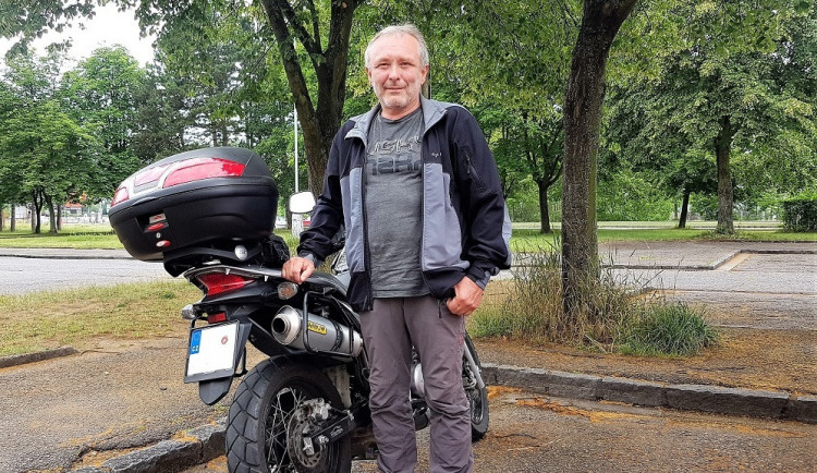 Robert Hypius před odjezdem