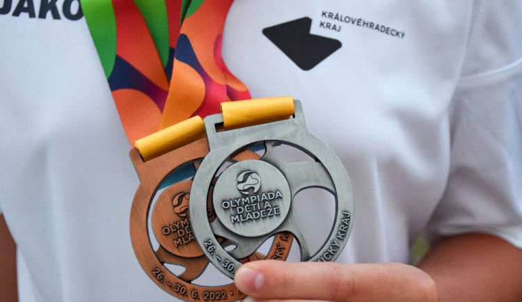 Medaile sportovců z Královéhradeckého kraje získané na 19. ročníku Olympiády dětí a mládeže