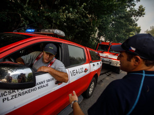 OBRAZEM: Nasazení hasičů v Českém Švýcarsku