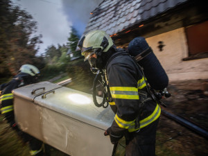 V Luisině údolí v Orlických horách shořela chalupa. Škoda je téměř pět milionů korun