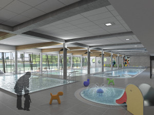 Stavba bazénu ve Vrchlabí za 188 milionů je téměř hotová. Otevřít by měl v prosinci