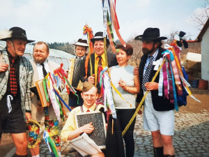 Miloš JIrman s přáteli