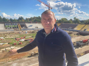 Hradec bude mít druhý nejlepší stadion, věří Richard Jukl