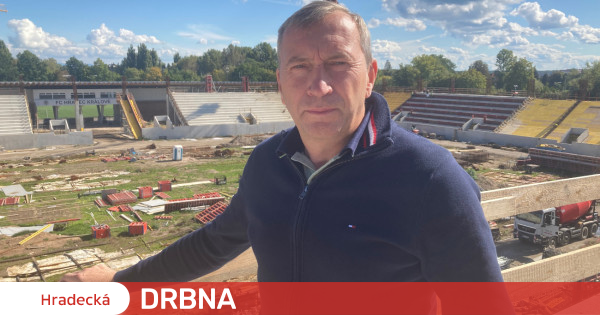 Hradec bude mít druhý nejlepší stadion, věří Richard Jukl