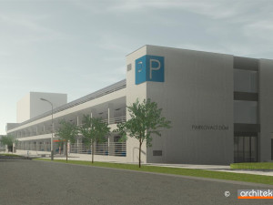 OBRAZEM: Jak bude vypadat nový parkovací dům Rožberk v Hradci Králové