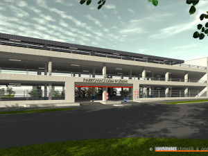 OBRAZEM: Jak bude vypadat nový parkovací dům Rožberk v Hradci Králové