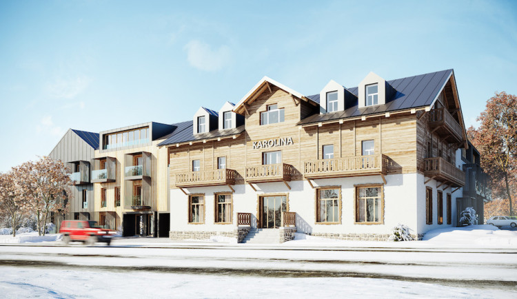 V Harrachově postaví apartmánový dům Karolina. Investor přestavuje nejstarší hotel ve městě